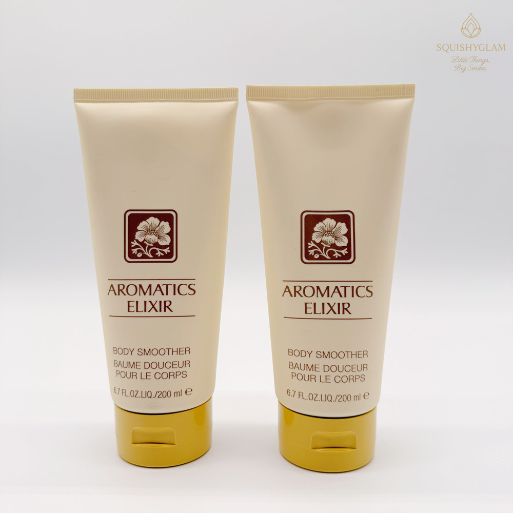 2x Clinique Aromatics Elixir Body Smoother 6.7oz Each | Luxury Care